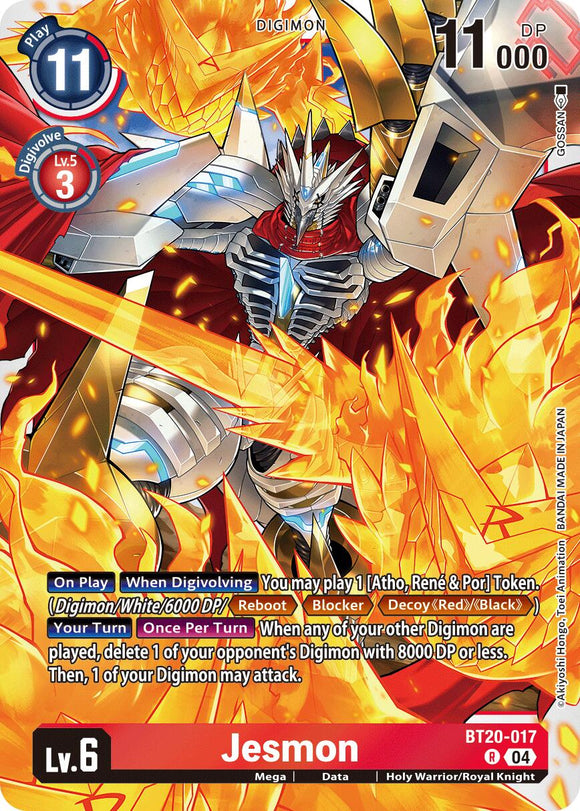Jesmon [BT20-017 R] [Release Special Booster 2.5] Foil