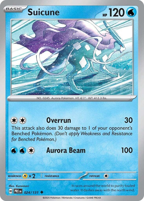 Suicune [024/131] [Prismatic Evolutions] Reverse Holofoil