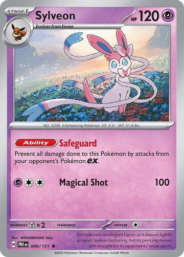 Sylveon [040/131] [Prismatic Evolutions] Reverse Holofoil