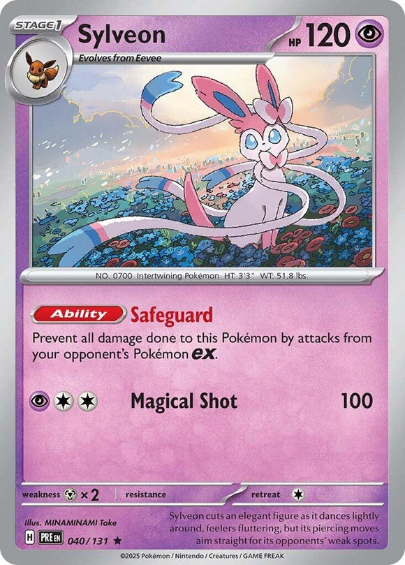 Sylveon [040/131] [Prismatic Evolutions] Reverse Holofoil