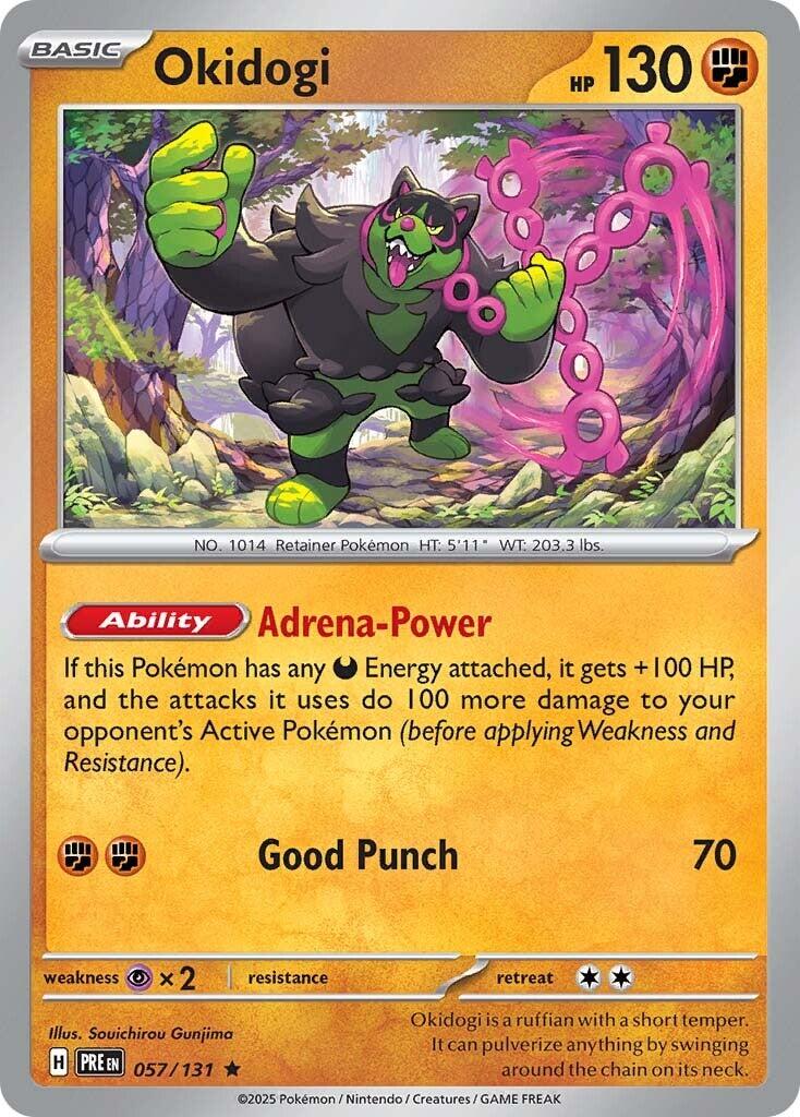 Okidogi [057/131] - (Prismatic Evolutions) Reverse Holofoil