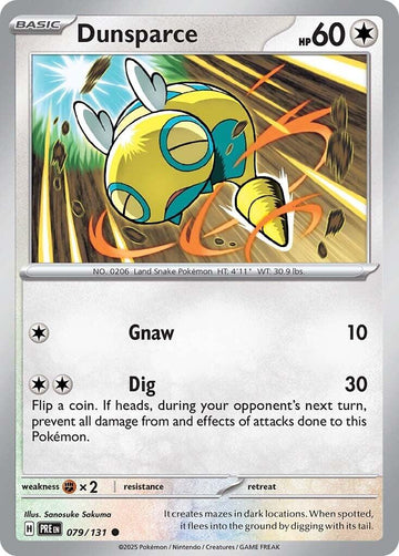Dunsparce [079/131] [Prismatic Evolutions] Reverse Holofoil