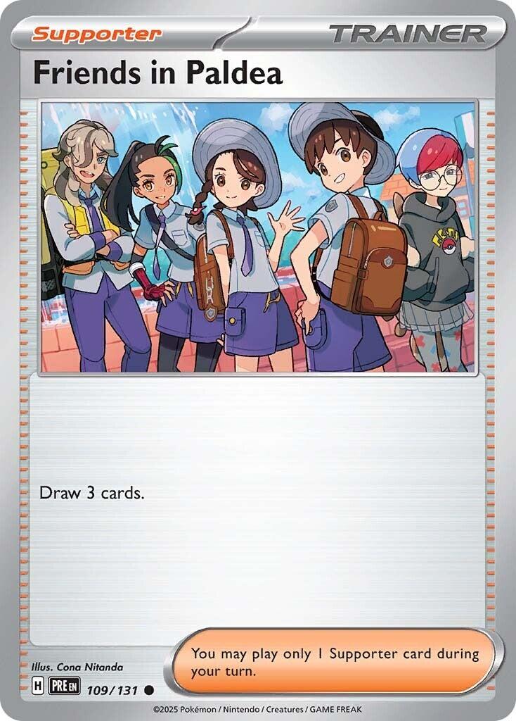 Friends in Paldea [109/131] - (Prismatic Evolutions) Reverse Holofoil