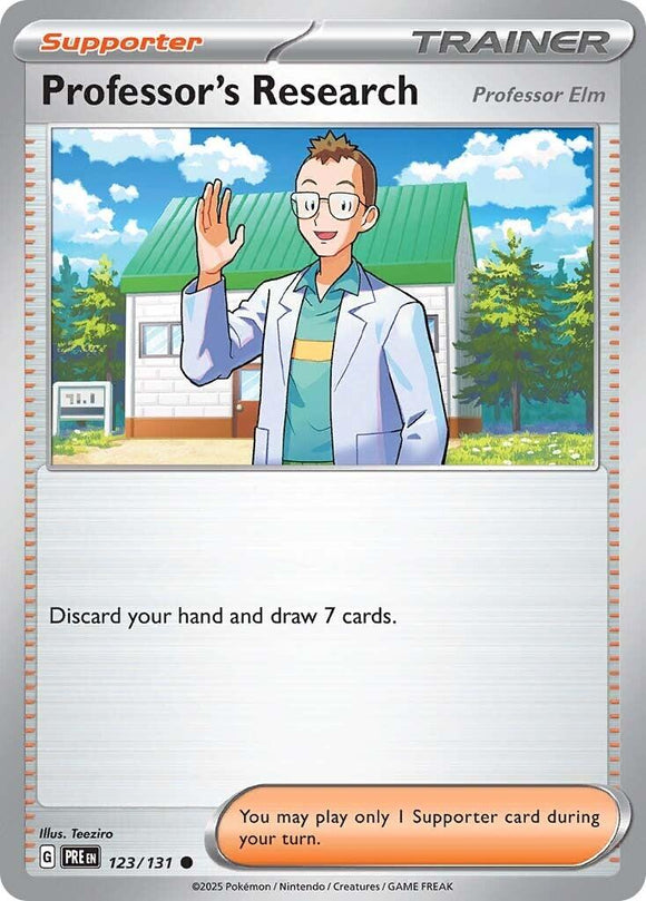 Professor's Research [Professor Elm] [123/131] [Prismatic Evolutions] Reverse Holofoil