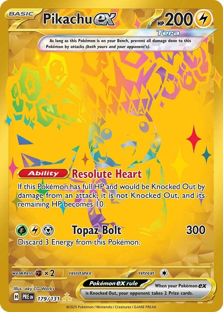 Pikachu ex - 179/131 [179/131] [Prismatic Evolutions] Holofoil