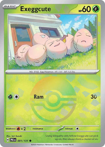 Exeggcute (Poke Ball Pattern) [001/131] - (Prismatic Evolutions) Holofoil