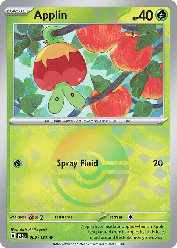Applin (Poke Ball Pattern) [009/131] - (Prismatic Evolutions) Holofoil