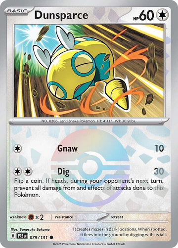 Dunsparce (Poke Ball Pattern) [079/131] - (Prismatic Evolutions) Holofoil