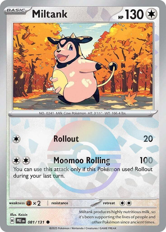 Miltank (Poke Ball Pattern) [081/131] - (Prismatic Evolutions) Holofoil