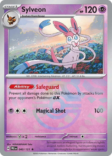 Sylveon (Master Ball Pattern) [040/131] - (Prismatic Evolutions) Holofoil
