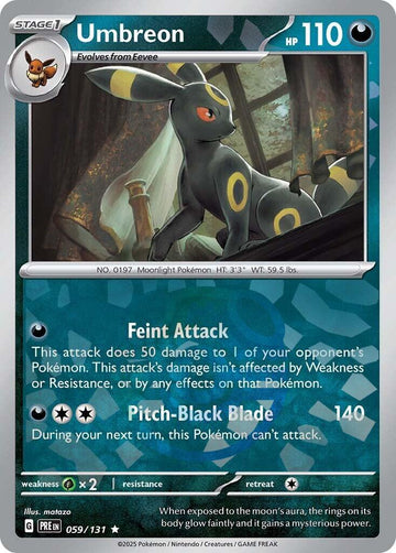 Umbreon (Master Ball Pattern) [059/131] - (Prismatic Evolutions) Holofoil