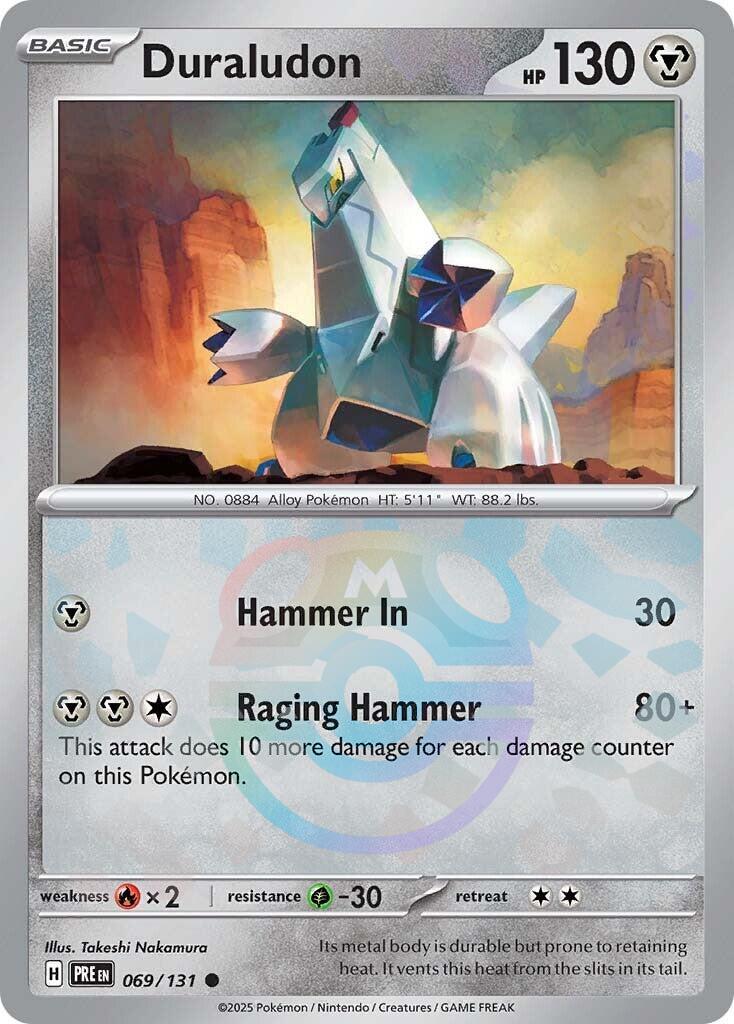 Duraludon (Master Ball Pattern) [069/131] - (Prismatic Evolutions) Holofoil