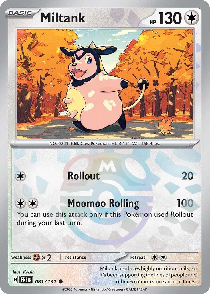 Miltank (Master Ball Pattern) [081/131] - (Prismatic Evolutions) Holofoil