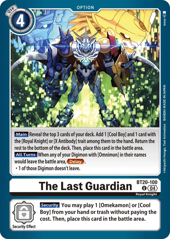 The Last Guardian [BT20-100 U] [Release Special Booster 2.5]