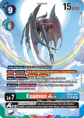 Examon ACE (Textured) [BT20-045 SR] [Release Special Booster 2.5] Foil