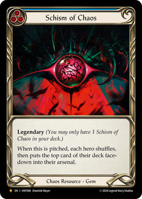 Schism of Chaos [HNT000] [The Hunted] Cold Foil