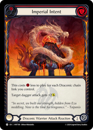 Imperial Intent (Red) [HNT109] [The Hunted] Rainbow Foil