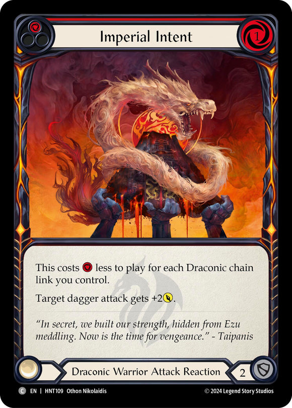 Imperial Intent (Red) [HNT109] [The Hunted] Rainbow Foil