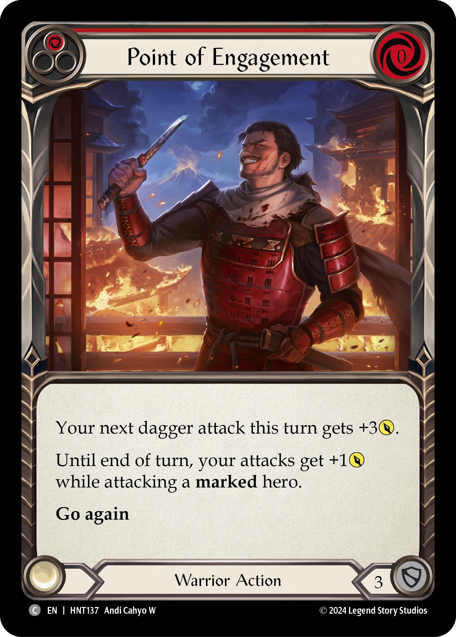 Point of Engagement (Red) [HNT137] [The Hunted] Rainbow Foil