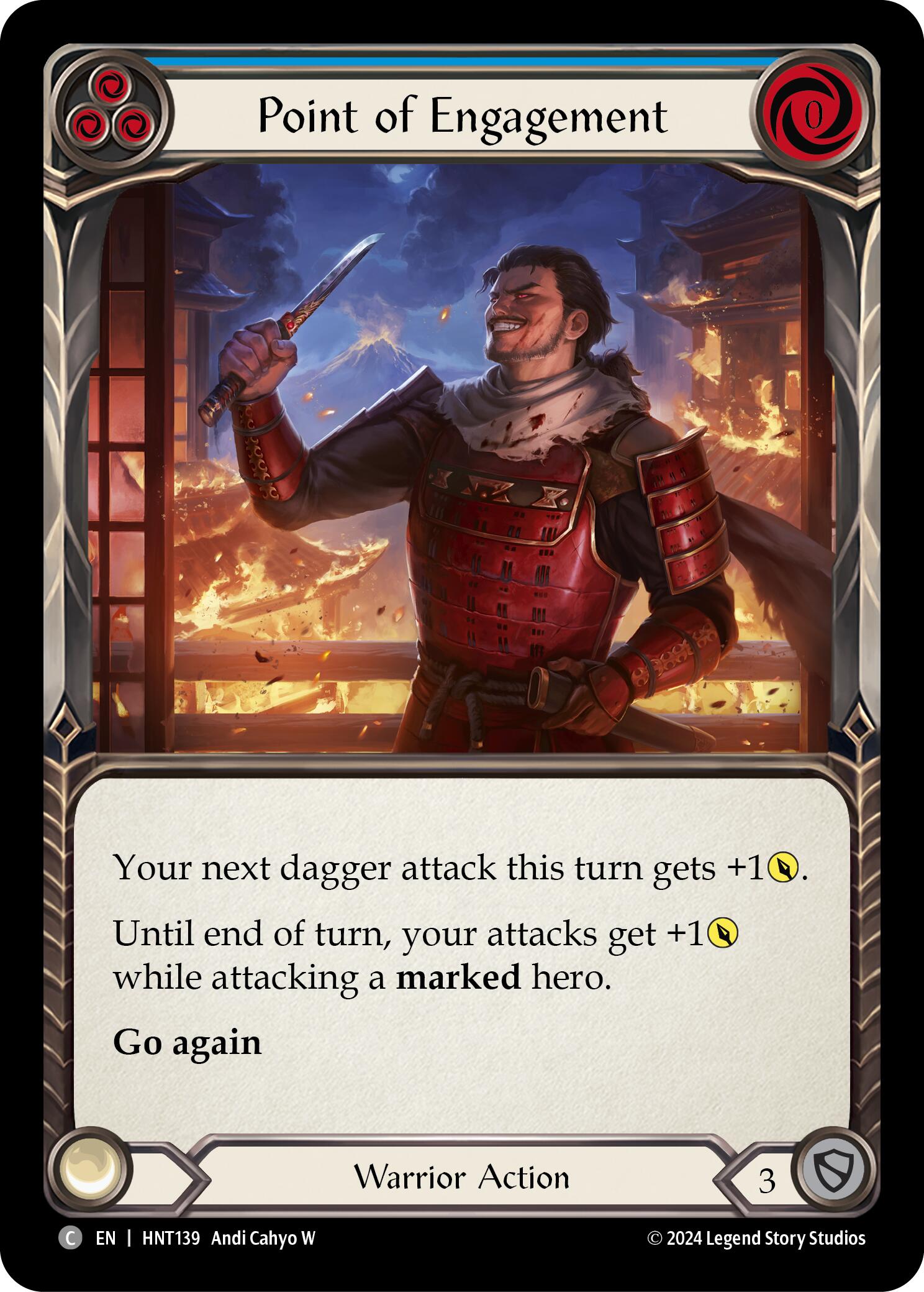 Point of Engagement (Blue) [HNT139] [The Hunted] Rainbow Foil