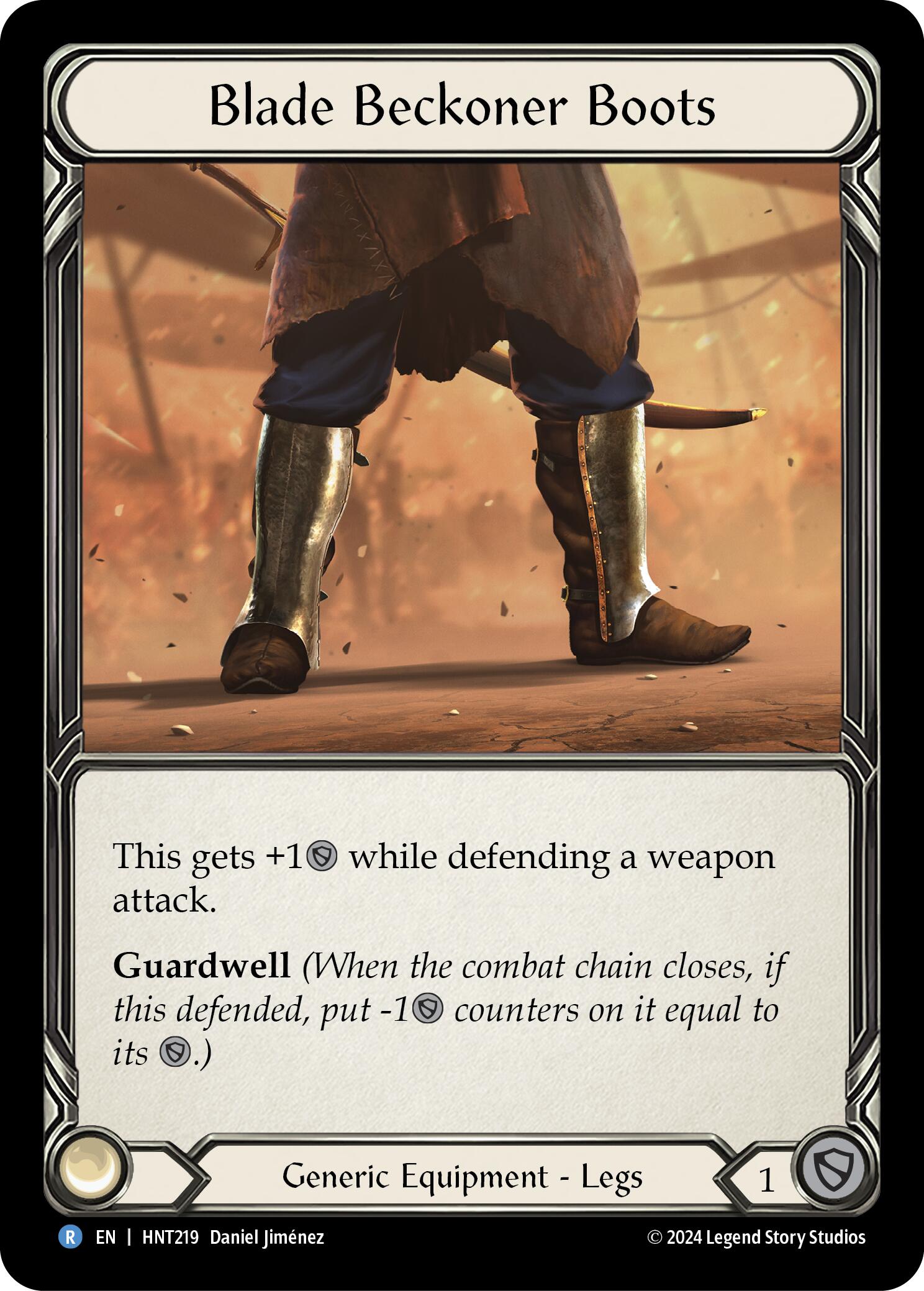 Blade Beckoner Boots [HNT219] [The Hunted] Cold Foil