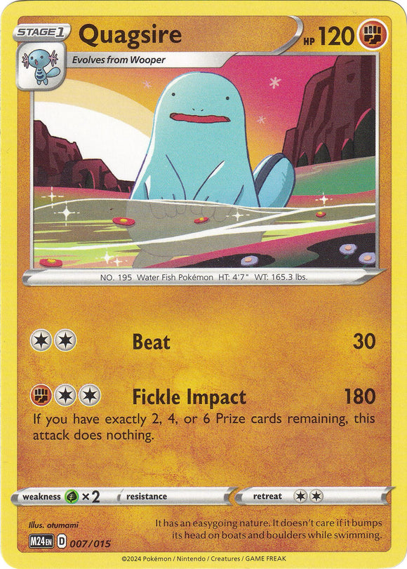 Quagsire [007/015] [McDonald's Promos 2024]