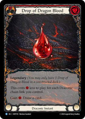 Drop of Dragon Blood (Extended Art) [HNT155] [The Hunted] Rainbow Foil