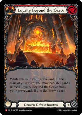 Loyalty Beyond the Grave (Extended Art) [HNT150] (The Hunted) Rainbow Foil