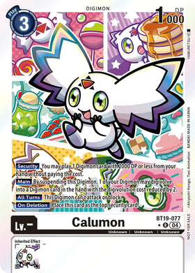Calumon (Release Special Booster 2.5: Box Promotion Pack) [BT19-077 R] [Release Special Booster 2.5] Foil