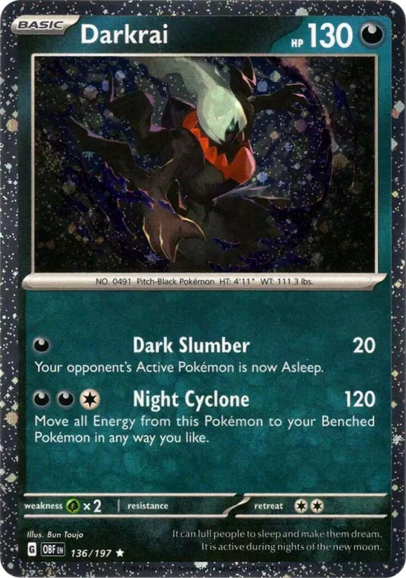 Darkrai (Cosmos Holo) [136/197] [Miscellaneous Cards & Products] Holofoil