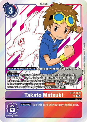 Takato Matsuki [BT21-089 SR] [World Convergence] Foil