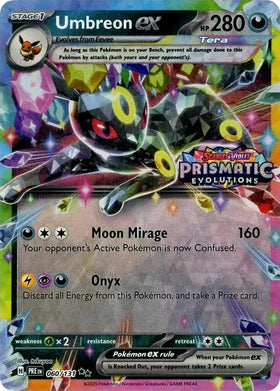 Umbreon ex - 060/131 (Prismatic Evolutions Stamp) [060/131] [Miscellaneous Cards & Products] Holofoil