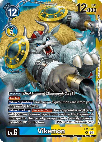 Vikemon (Limited Card Pack) [LM-040 P] [World Convergence] Foil