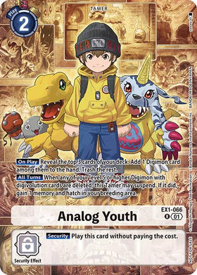 Analog Youth (Special Event Pack 2025) [EX1-066 R] [Classic Collection] Foil