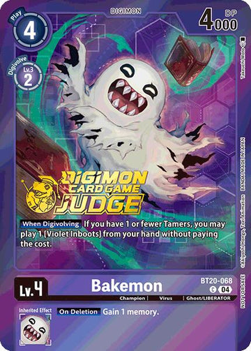 Bakemon (Judge Pack 2025 Wave 1) [BT20-068 C] [Release Special Booster 2.5] Foil