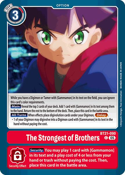 The Strongest of Brothers [BT21-090 C] [World Convergence]