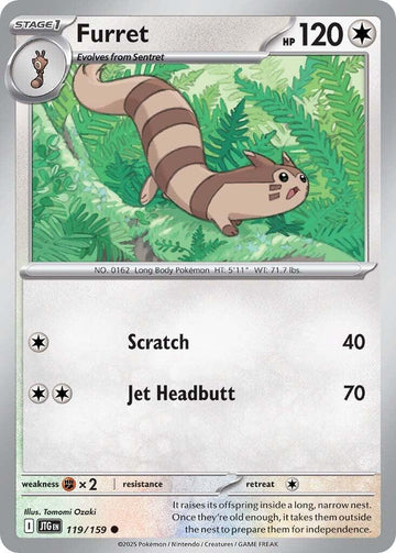 Furret - 119/159 [119/159] [Journey Together]