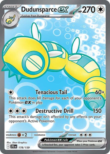 Dudunsparce ex [178/159] [Journey Together] Holofoil