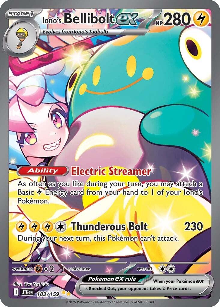 Iono's Bellibolt ex - 183/159 [183/159] [Journey Together] Holofoil