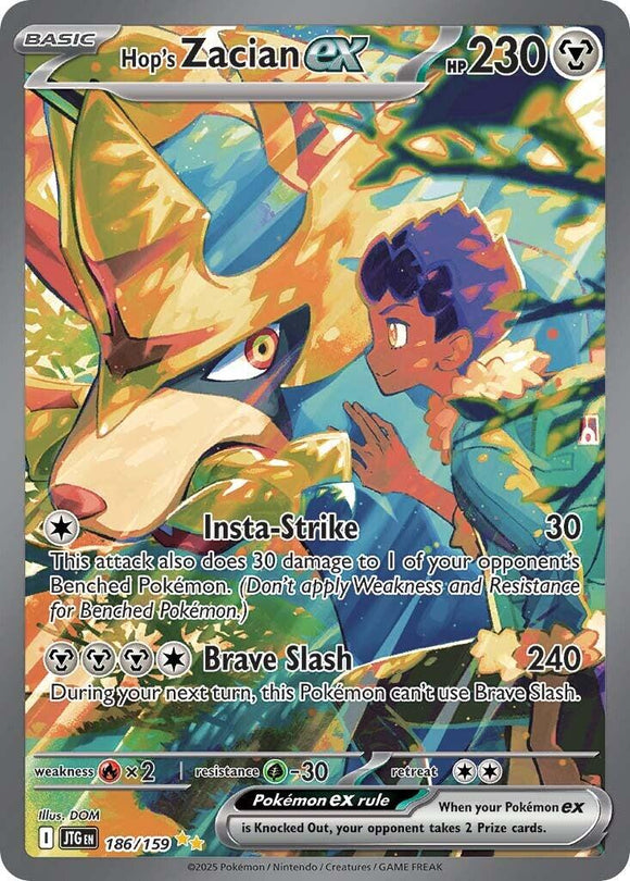 Hop's Zacian ex - 186/159 [186/159] [Journey Together] Holofoil