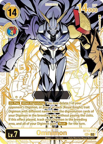 Omnimon (Rare Pull) [BT13-112 SEC] [World Convergence] Foil