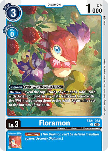 Floramon [BT21-033 U] [World Convergence]