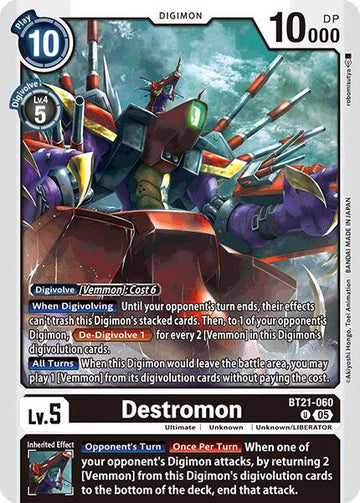 Destromon [BT21-060 U] [World Convergence]