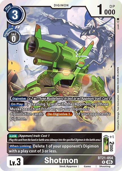 Shotmon [BT21-054 R] [World Convergence] Foil