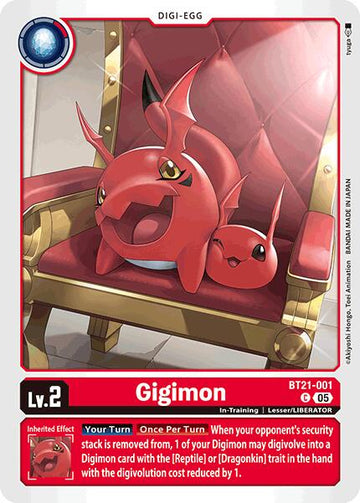 Gigimon [BT21-001 C] [World Convergence]