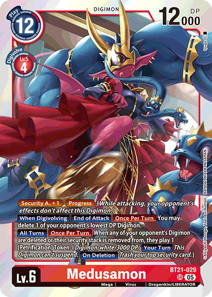 Medusamon [BT21-029 SR] [World Convergence] Foil
