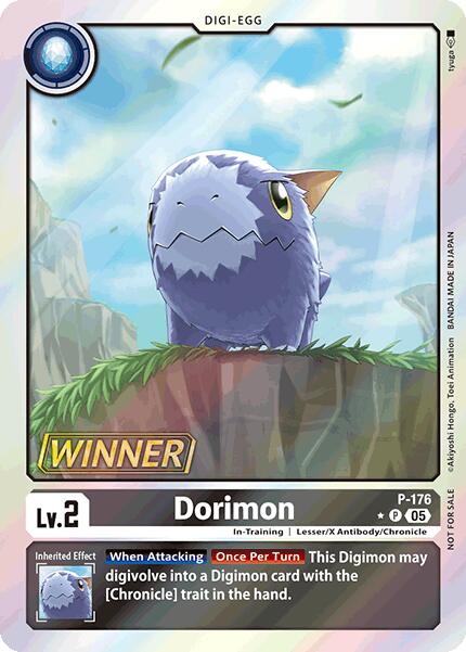 Dorimon (Store Tournament 2025 Vol.2 Winner Pack) [P-176 P] [Digimon Promotion Cards] Foil