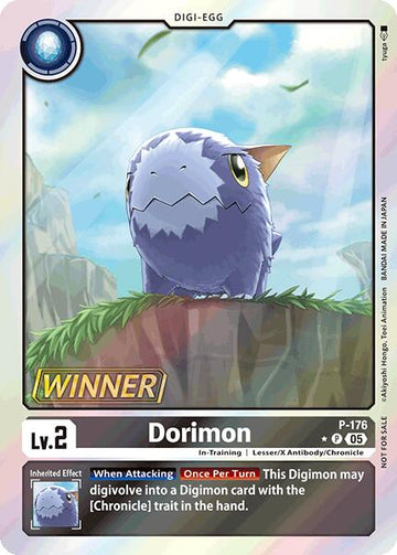 Dorimon (Store Tournament 2025 Vol.2 Winner Pack) [P-176 P] [Digimon Promotion Cards] Foil