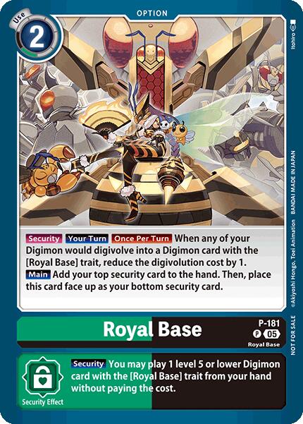Royal Base (Store Tournament 2025 Vol.2 Participation Pack) [P-181 P] [Digimon Promotion Cards]