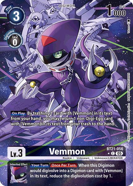 Vemmon (Alternate Art) [BT21-056 C] [World Convergence] Foil